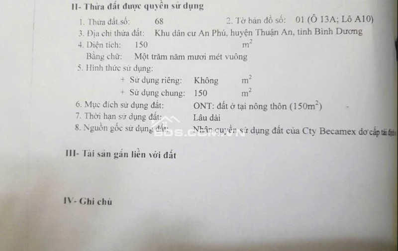 BÁN DÃY TRỌ GÓC 2 MẶT TIỀN – 150m² FULL THỔ CƯ – KHU AN PHÚ, VSIP1